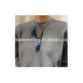 charm style trendy alloy half open tassel choker collar necklace